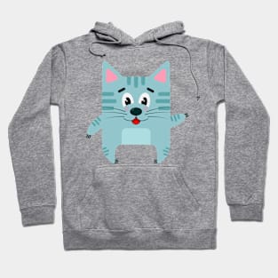 Mr Square Cat Hoodie